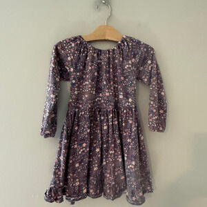 $21 ADD ON city mouse dress floral long-sleeve 3Y alice + ames remie‎ girl zara